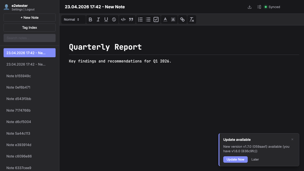 Export Your Data
